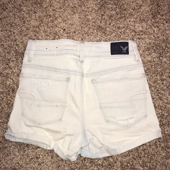 VERY light blue distressed shorts - Picture 1 of 2